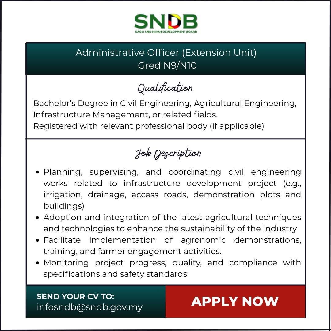 Vacancy Administrative Officer (Extension)